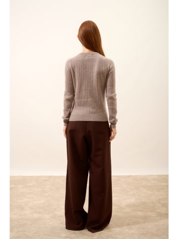 Just Cashmere Kaschmir-Pullover "Avana" in Grau