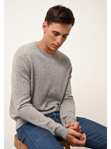 Just Cashmere Kaschmir-Pullover "Howard" in Hellgrau