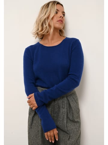 Just Cashmere Kaschmir-Pullover "Vivian" in Dunkelblau
