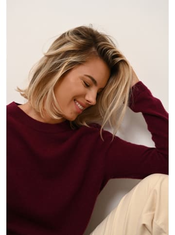 Just Cashmere Kaszmirowy sweter "Jane" w kolorze ciemnoczerwonym