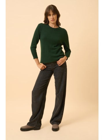 Just Cashmere Kaschmir-Pullover "Janice" in Grün