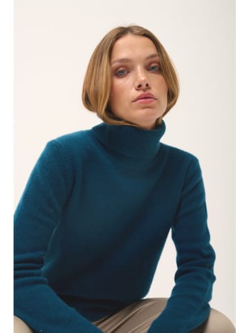 Just Cashmere Kaschmir-Rollkragenpullover "June" in Blau