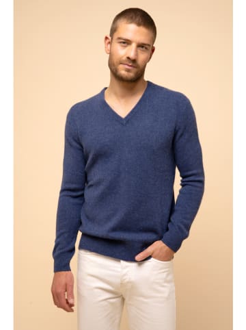 Just Cashmere Kaschmir-Pullover "Nathan" in Dunkelblau