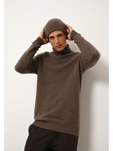 Just Cashmere Kaszmirowa czapka "Cleo" w kolorze brązowym