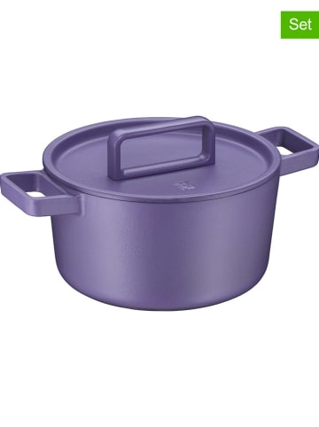WMF 2tlg. Set: Bräter ''Flavour'' in Violett - 5,2 l