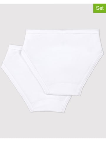 PETIT BATEAU 2er-Set: Slips in Weiß