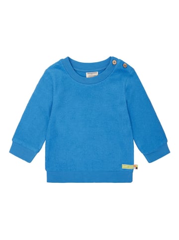 loud + proud Fleece-Sweatshirt in Blau