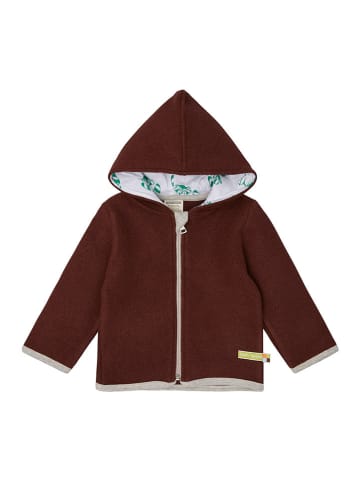 loud + proud Woll-Fleecejacke in Braun