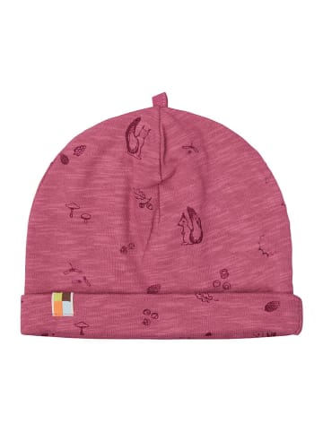 loud + proud Beanie in Rot