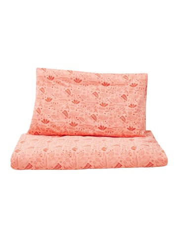loud + proud 2tlg. Bettwäsche-Set in Rosa - (L)100 cm - (H)135 cm