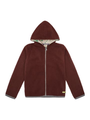 loud + proud Woll-Fleecejacke in Braun