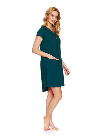 Doctor Nap Ciążowa koszula nocna w kolorze ciemnozielonym