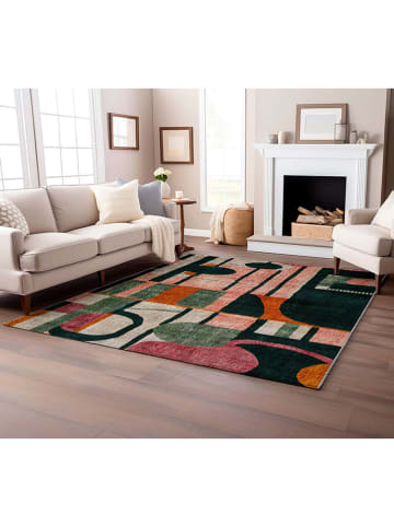 Mioli Kurzflor-Teppich in Bunt