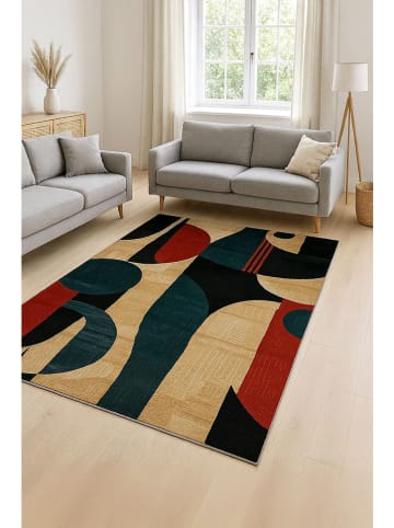 Mioli Laagpolig tapijt meerkleurig