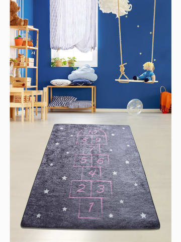 Mioli Laagpolig tapijt "Hopscotch" grijs
