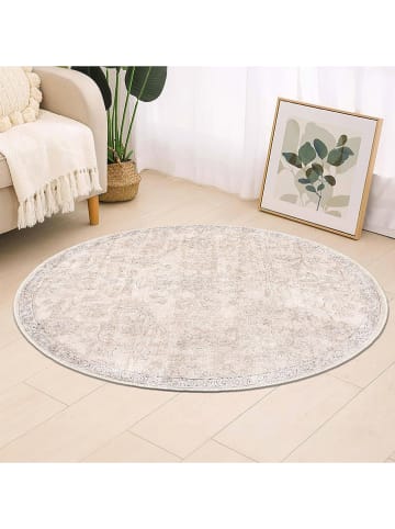 Mioli Kurzflor-Teppich in Beige