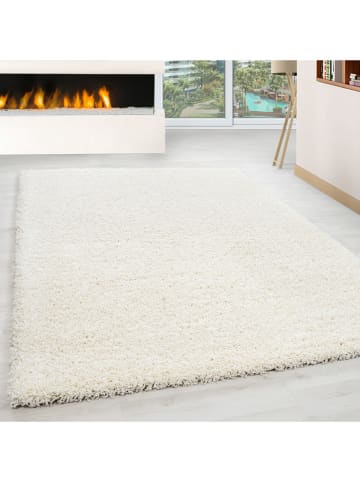 Mioli Hochflor-Teppich in Weiß