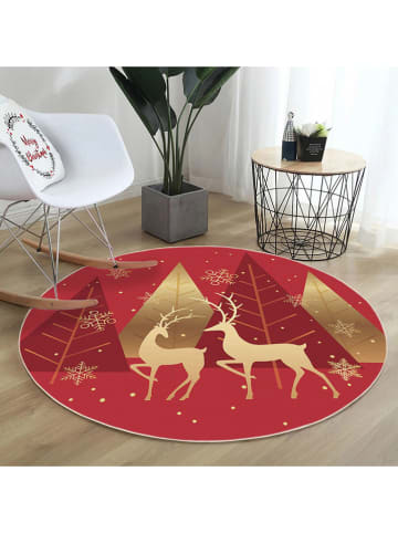 Mioli Dywan w kolorze czerwonym