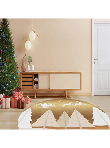 Mioli Kurzflor-Teppich in Gold