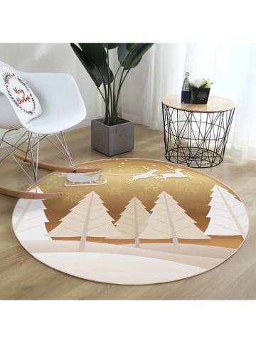 Mioli Kurzflor-Teppich in Gold