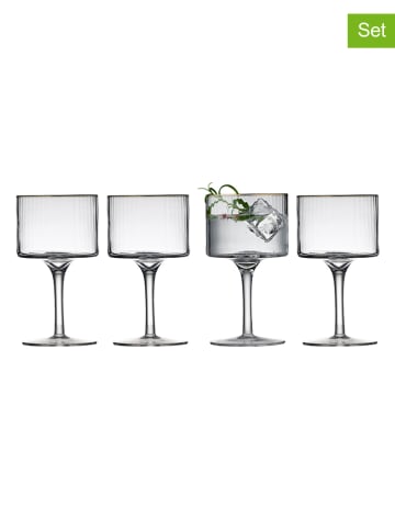 Lyngby Glas 4er-Set Gin-Tonic-Gläser "Palermo" - 320 ml
