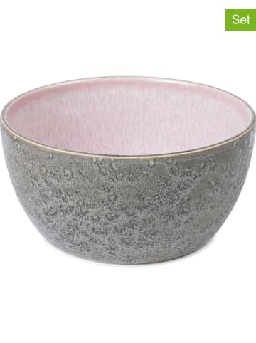 Bitz Miski (4 szt.) w kolorze jasnoróżowo-szarym - Ø 14 cm
