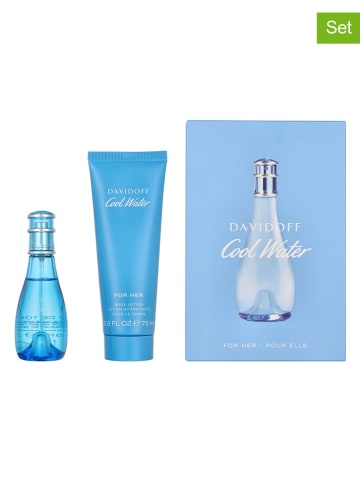 Davidoff 2tlg. Set: "Cool Water Woman" - EdT und Bodylotion