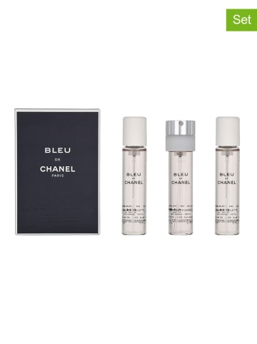 Chanel 3tlg. Set: "Bleu De" - 3 x EdT, je 20 ml