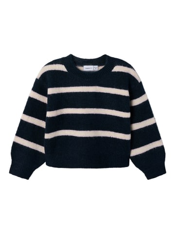 name it Sweter "Olenska" w kolorze czarno-kremowym