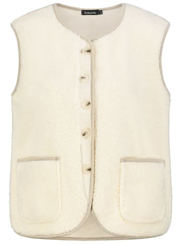 Sublevel Teddyweste in Creme