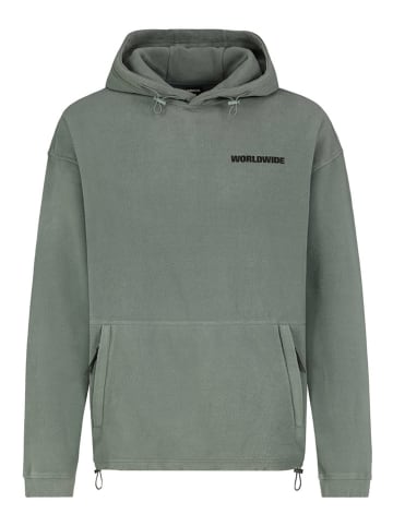 Sublevel Fleecehoodie groen