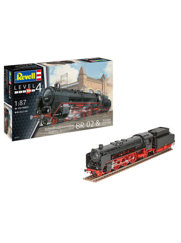 Revell Model "BR02 express train locomotive & 2'2' T30 tender" do złożenia - 12+