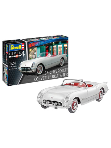 Revell Modellbausatz "1953 Chevrolet® Corvette® Roadster" in Weiß - ab 12 Jahren