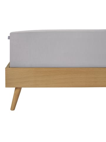 Schiesser Jersey-Spannbettlaken in Grau