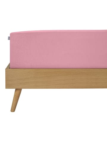 Schiesser Feinbiber-Spannbettlaken "Finni" in Rosa