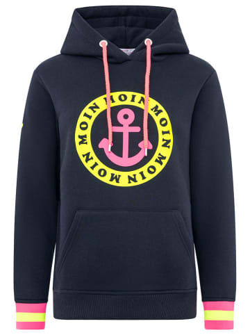 Zwillingsherz Hoodie "Bailey" in Dunkelblau
