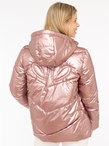 Zwillingsherz Steppjacke in Rosa