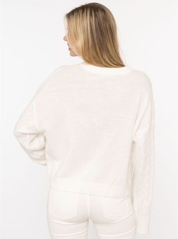 Zwillingsherz Pullover in Creme