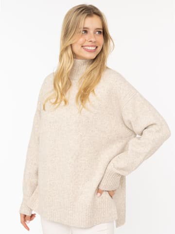 Zwillingsherz Trui beige