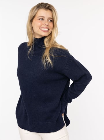 Zwillingsherz Pullover in Dunkelblau