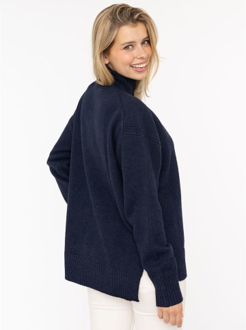 Zwillingsherz Pullover in Dunkelblau