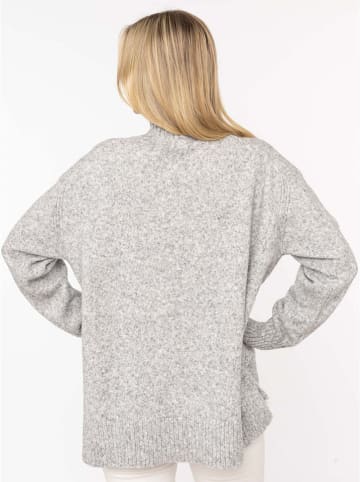 Zwillingsherz Pullover in Grau
