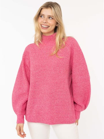 Zwillingsherz Sweter w kolorze różowym