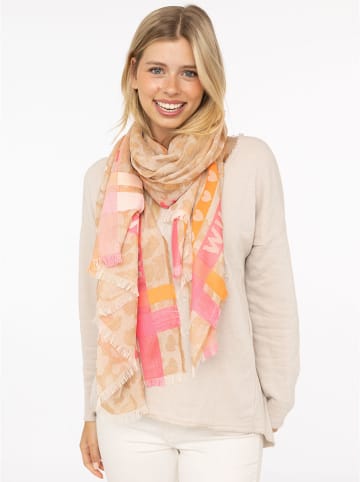 Zwillingsherz Schal in Bunt