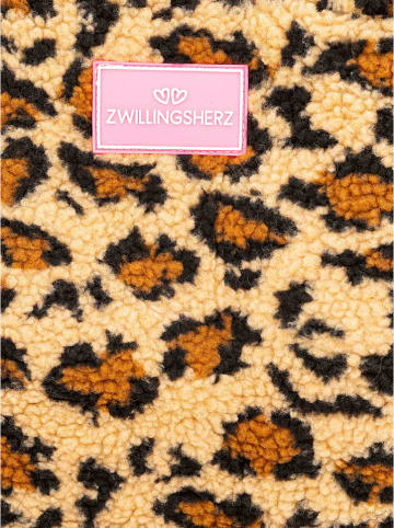 Zwillingsherz Shopper lichtbruin - (L)39 x (B)30 cm