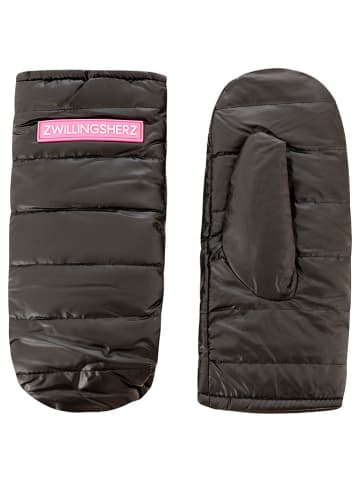 Zwillingsherz Rękawiczki w kolorze czarnym