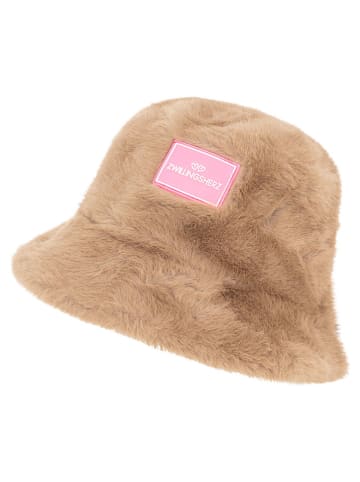 Zwillingsherz Hut in Beige