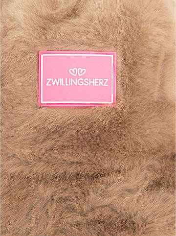 Zwillingsherz Hut in Beige