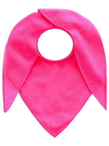 Zwillingsherz Kaschmir-Dreieckstuch in Pink - (L)175 x (B)120 cm