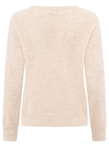 Zwillingsherz Kaszmirowy sweter w kolorze beżowym